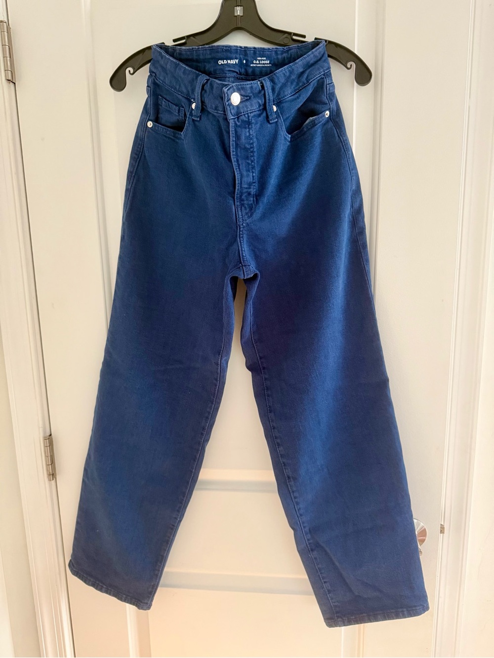 Old Navy Women’s Wide-Leg Jeans - Navy Blue-6